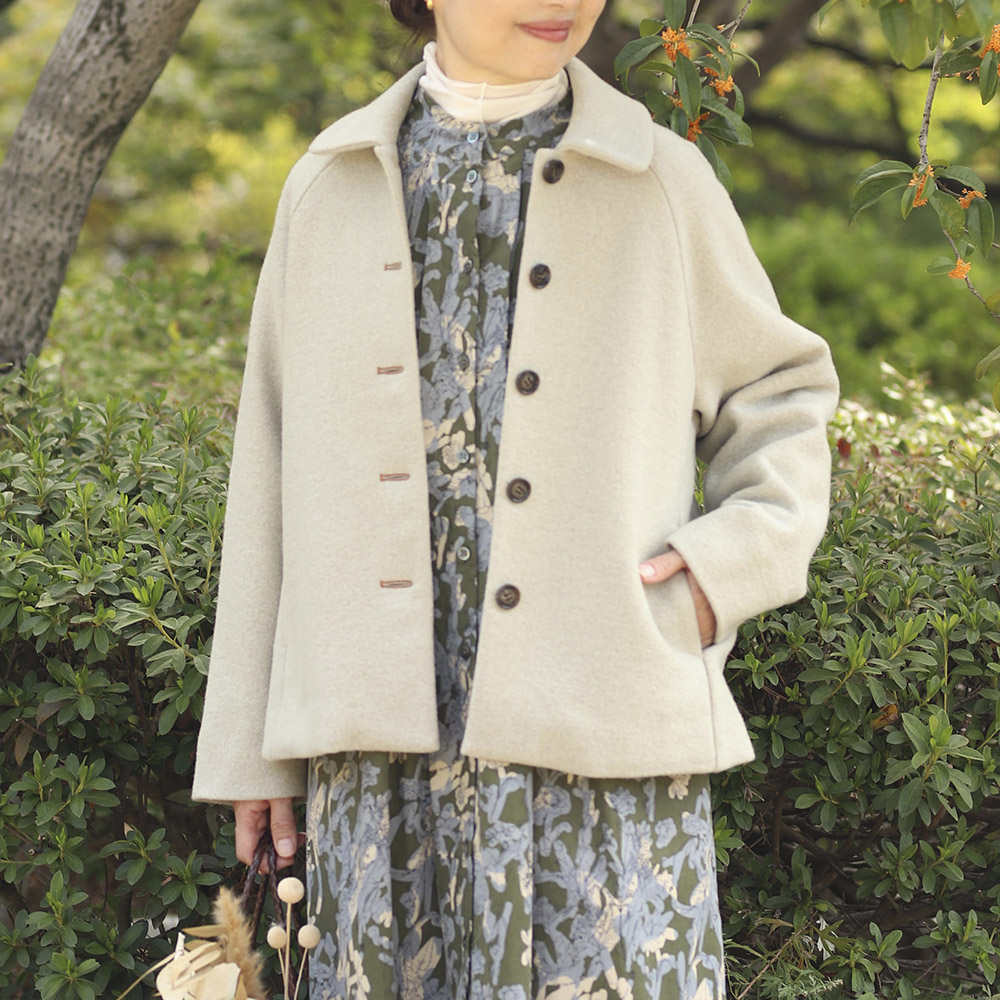 フラワーコールタックワンピース